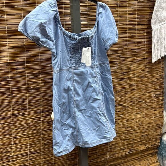 Sanctuary After Me Bodycon Denim Minidress in Open Skies at Nordstrom, Size 12 - Picture 2 of 3